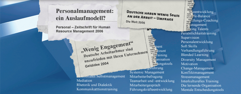 Personality Coaches - Ihre Partner fr Fhrung - Startseite Content3 Personalmanagment Auslaufmodell ? Wenig Engagement